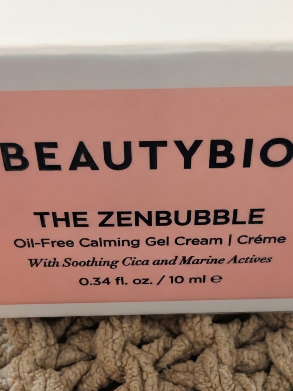 Beauty Bio  The Zenbubble  Oil-Free Calming Gel Cream. Mini 0.34 oz NEW